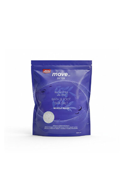 Move On Muvon, Detox, Spa Salt for Bath and Foot, Muscle Relaxant, Eucalyptus...