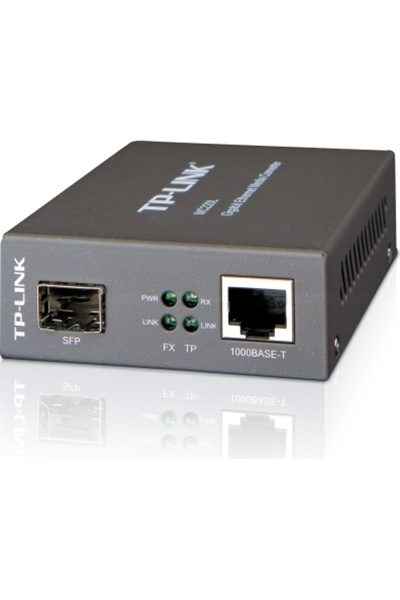TP-LINK MEDIA CONVERTOR RJ45 1000M la slot SFP 1000M cu suport Module MiniGBI...