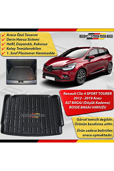 BOSSE Renault Clio 4 Sport Tourer Bagaj Havuzu ALT BAGAJ (Derin Kademe) 2012 ...