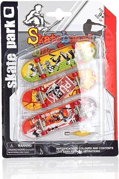 GENERAL Mini Finger Skateboard Set, DIY Fingerboard Toy with 3 Matte Finishes...