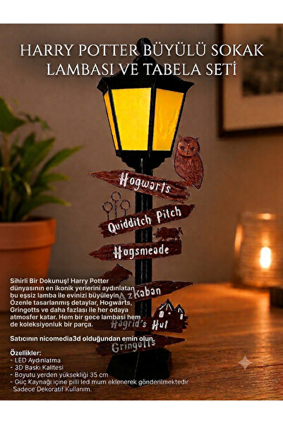 Nicomedia Harry Potter Sokak Lambası / Nicomedia3D