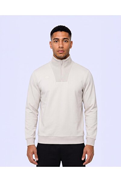 Kappa İther Tur Erkek Bej Regular Sweatshirt