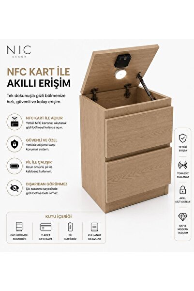 Gizli Bölmeli Komodin