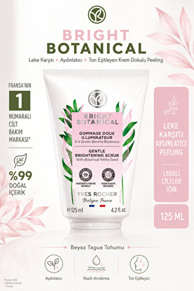 Yves Rocher Anti-Blemish Cream Peeling 125 ml - White Tagua Seed Brightening ...
