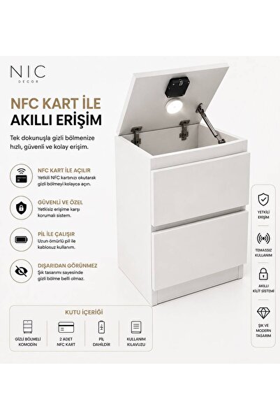 Gizli Bölmeli Komodin