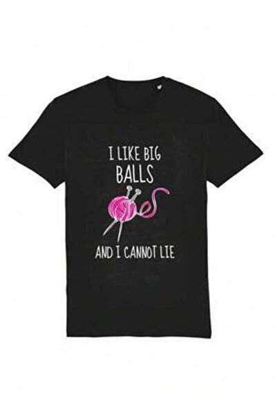 26LIK Like Big Balls And I Cannot Lie T-Shirt, TShirt Gift, Funny Knitting Wo...