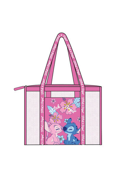 Disney Stitch & Angel mesh beach bag