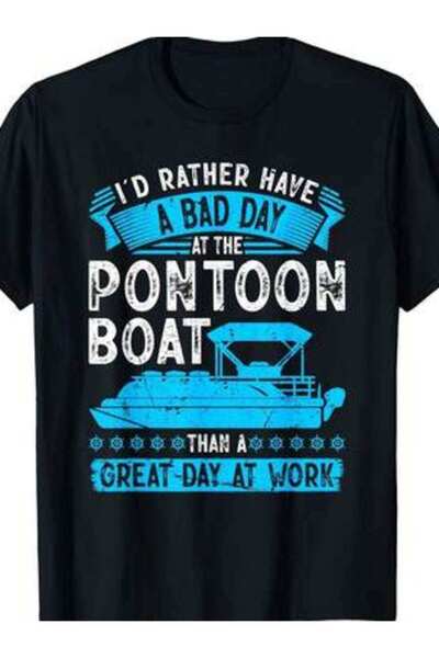 kai22 Fun Ship Captain, Pontooning Pontoon Boat Captain T-Shirt