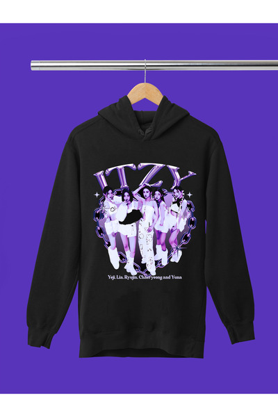 MAGORS Itzy K-Pop Printed 3-Yarn Quality Soft Texture Hooded Children's Sweat...