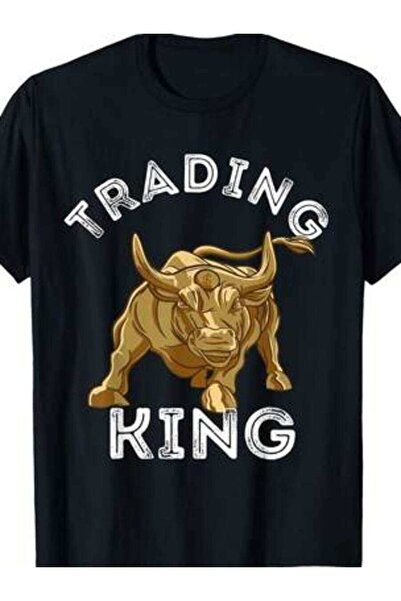 kai22 Day Trading Bull Stock Market Trader King T-Shirt