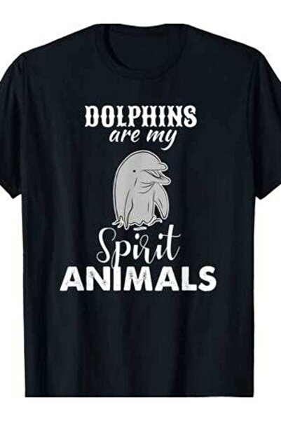 NOURAM Dolphins Are My Spirit Animal, Dolphin Lover Gift T-Shirt