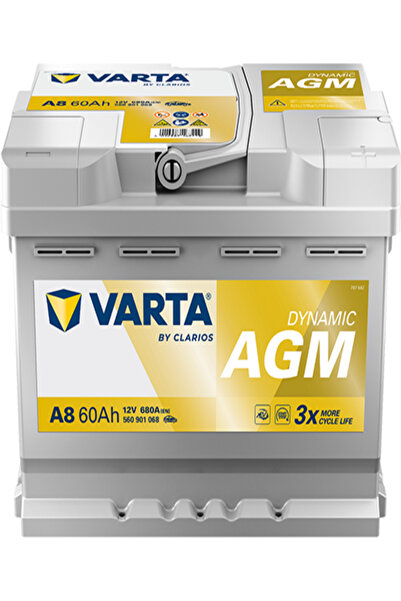Varta A9 AGM 50Ah 540A Start-Stop Akü 12V – Yeni Seri – 2026 1. Çeyrek Üretim