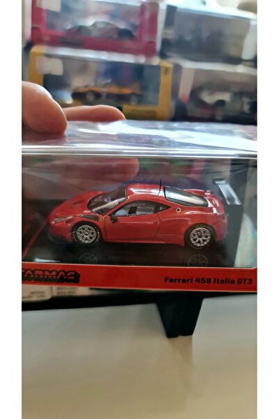 Tarmac Works Ferrari 458 Italia Gt3 - 1/64 Ölçek - Kırmızı