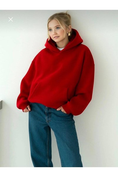 belissia KAPÜŞONLU SWEATSHİRT