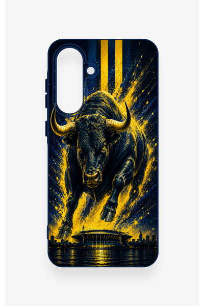 Vip Case Samsung A56 Compatible Kadiköy Bull Patterned Silicone Case