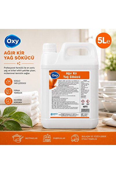 Tüm Mutfak Yüzeyleri Ağır Kir Ve Yağ Sökücü 5 Lt