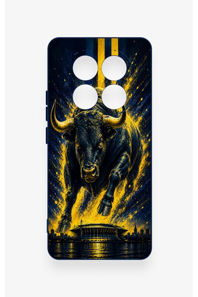 Vip Case Redmi Note 14 Pro 5g Compatible Kadiköy Bull Patterned Silicone Case