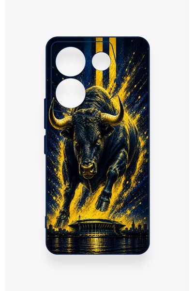 Vip Case Tecno Camon 20 Pro Compatible Kadiköy Bull Patterned Silicone Case