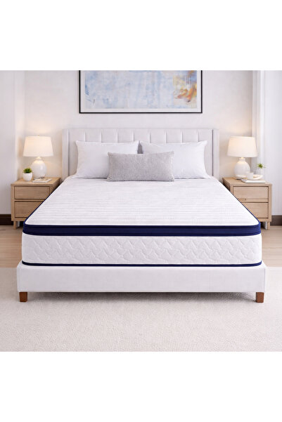 Euro Sleep Delux 30 cm Pillow Top Bonnell Spring Mattress – Firm Ortho Medica...