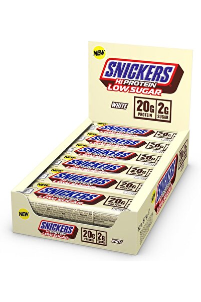 Snickers High Protein Bar White Chocolate Protein Bar, 57g, Pack of 12