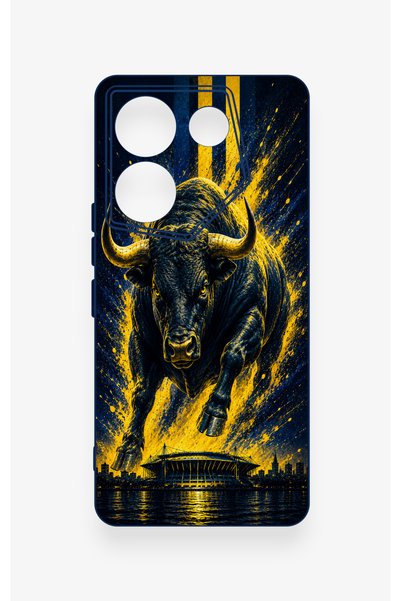 Vip Case Tecno Caman 20 Pro 5g Compatible Kadiköy Bull Patterned Silicone Case