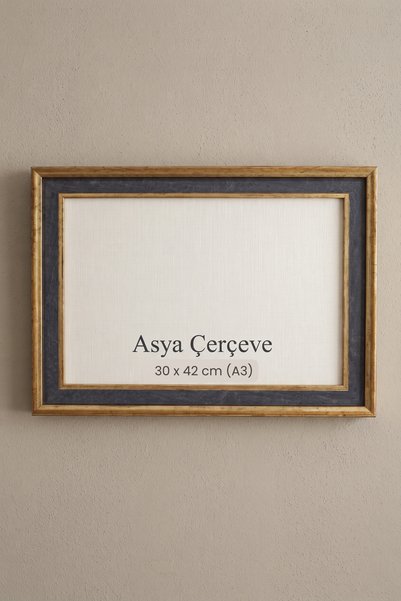 Asya Çerçeve 30 x 42 cm (A3 ebatı) Selçuklu Saray Serisi Camlı Oda Mutfak Sal...