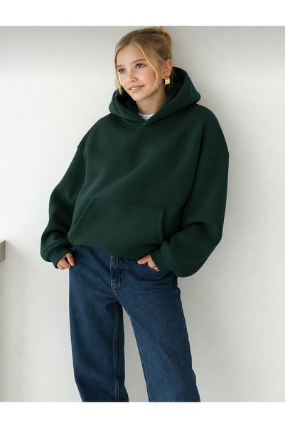 belissia KAPÜŞONLU SWEATSHİRT