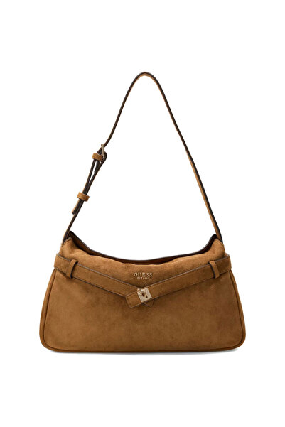 Guess ταμπά suede τσάντα ώμου Ella