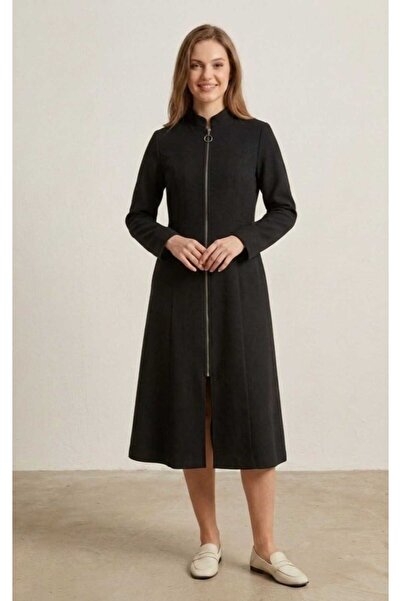 SSO Ferace Kap Half Overcoat with Full Zipper and High Collar ‭ (Top Part Sli...