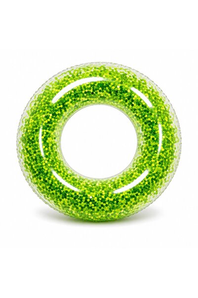 BaoBao Green inflatable ring 90 cm for pool and beach, colorful and fun design