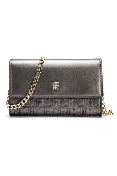 CHCHDIOSA Women's Luxury Strap Hand and Shoulder Bag Makeup Bag with Snap Fas...