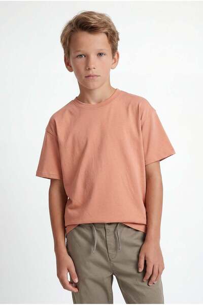 PAULMARK Boy's Basic T-shirt