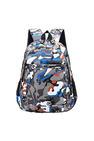 OEM Ghiozdan Școlar și Sportiv cu Imprimeu Camuflaj, Ergonomic și Impermeabil...