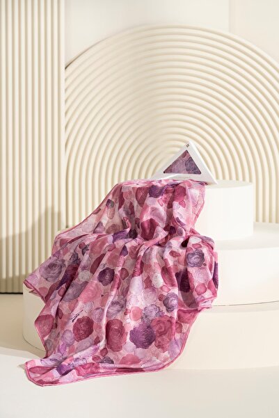 JAWEL Rose Patterned Soft Scarf Karia