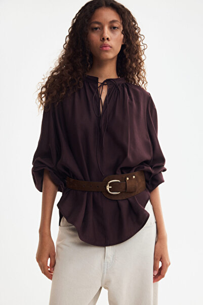 H&M Bağcık Detaylı Bluz