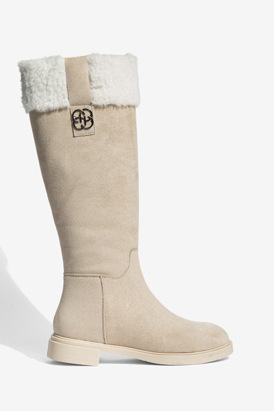 Daxtors Felted Upper, Fur-Lined, Zippered Daily Women's Boots