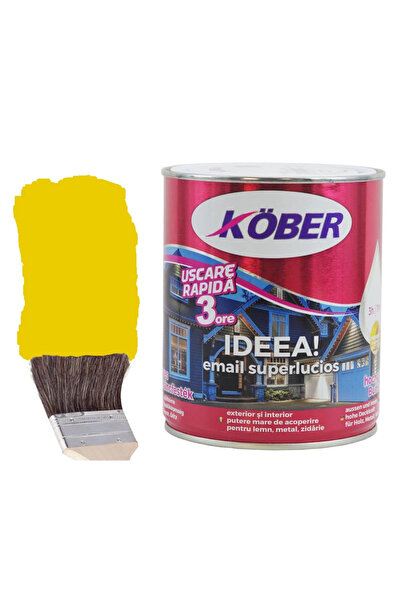 Kober Vopsea alchidica pentru lemn / metal, Ideea, interior / exterior, 0.75 L