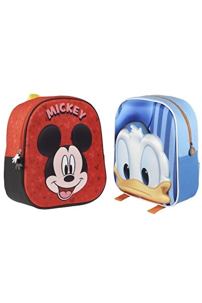 Mickey Mouse Set 2 ghiozdane 3D pentru gradinita si Donald Duck Disney, multi...