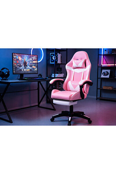 N.zone Professional Ergonomic Gaming Chair with Premium Sporty Design, High B...