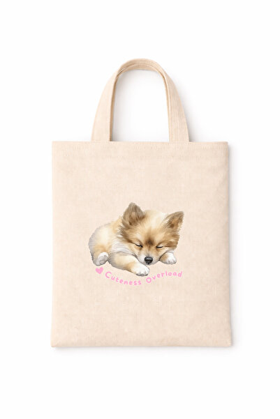 FANA Book Bag Colorful Slogan Printed Mini Canvas Tote Bag