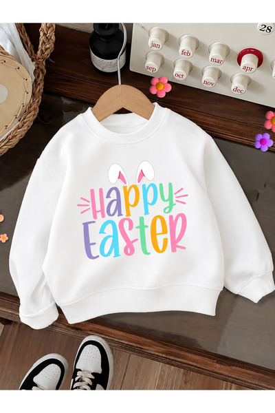 Cevval Children's Crew Neck Printed Sweatshirt