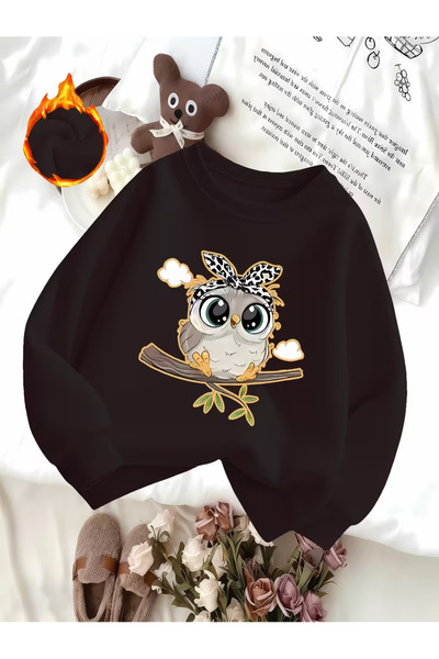 ROOSTER GOLD Children's Crew Neck Printed Sweatshirt