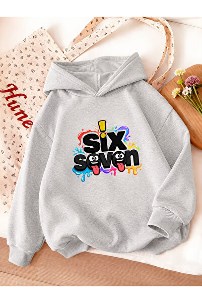 Cevval Children's Hooded Printed Sweatshirt