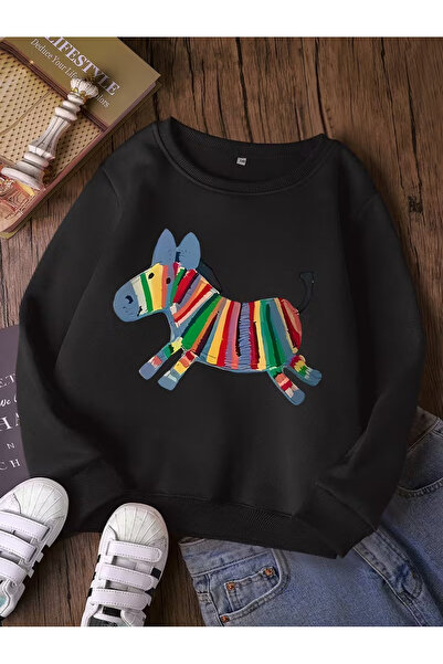 NIMBLECO Children's Crew Neck Printed Sweatshirt
