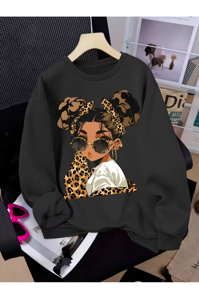 NIMBLECO Children's Crew Neck Printed Sweatshirt