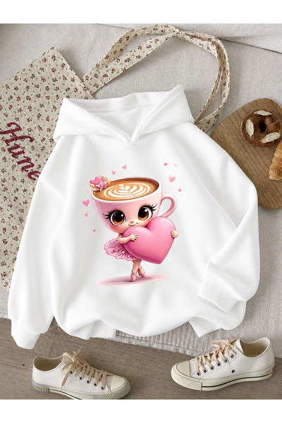 Cevval Children's Hooded Printed Sweatshirt