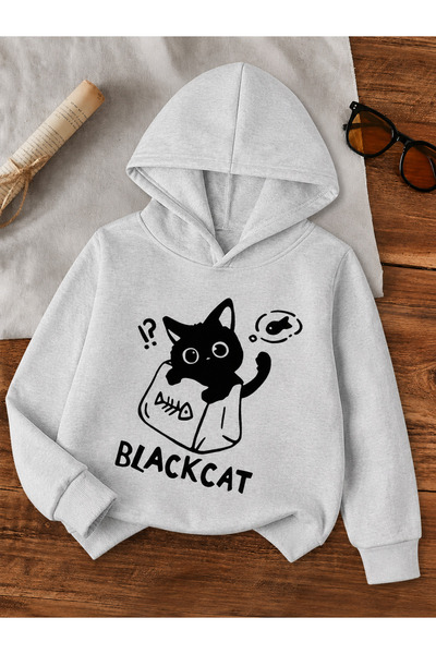 Cevval Children's Hooded Printed Sweatshirt