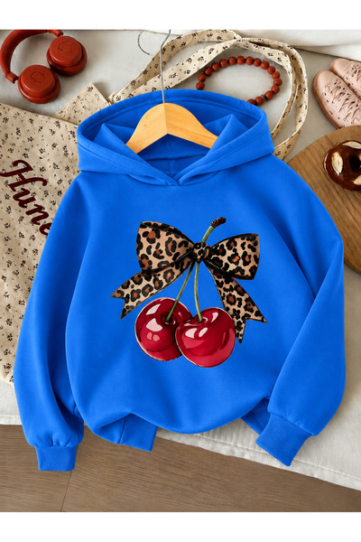 Cevval Children's Hooded Printed Sweatshirt