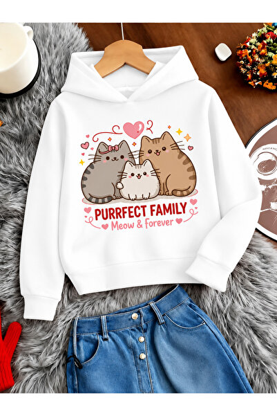 Cevval Children's Hooded Printed Sweatshirt