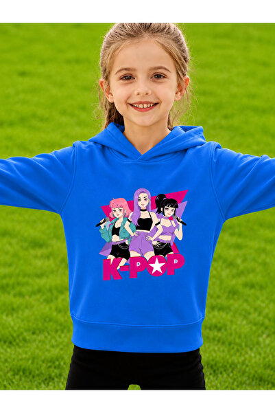 Cevval Children's Hooded Printed Sweatshirt